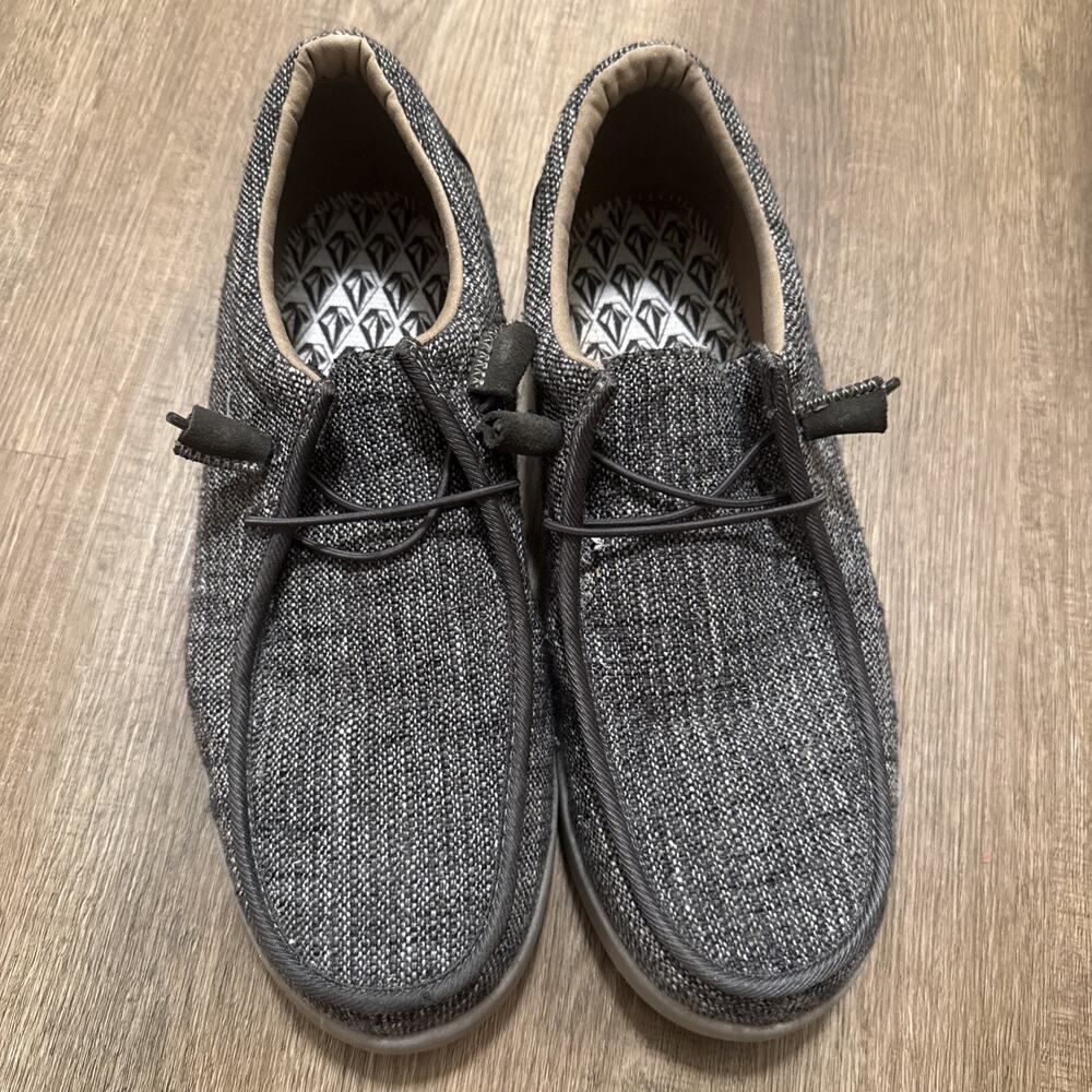Volcom Workwear Steel Toe Slip On Shoes Gray Men's Size 12 Wide ASTM EH SR